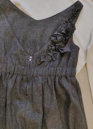 Шерстяной сарафан платье3 фото