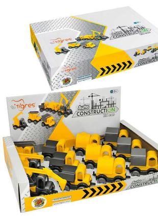 Машинка авто "kids cars" (строительный) 39244 цена за 12 штук в блоке (12) "tigres", в коробке