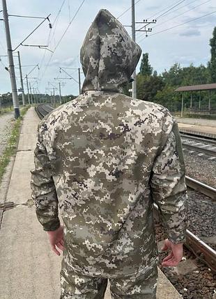 Куртка soft shell піксель військова6 фото
