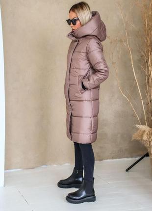 Пальто зимнее женское пуховик куртка зимняя3 фото