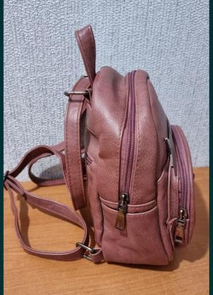 Гарний рюкзак рожевий6 фото