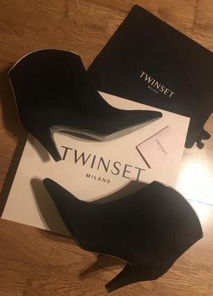 Ботинки / ботильоны twinset , италия 🇮🇹, р. 39-39.5