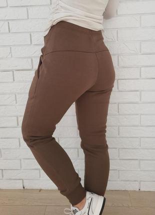 Зимниее штаны-джогеры для беременных трехнитка флис. теплые спортивные штаны для будущих мам xl(50-52)5 фото