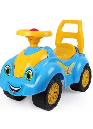 Автомобіль для прогулянок каталка-толакар блакитний technok toys 3510