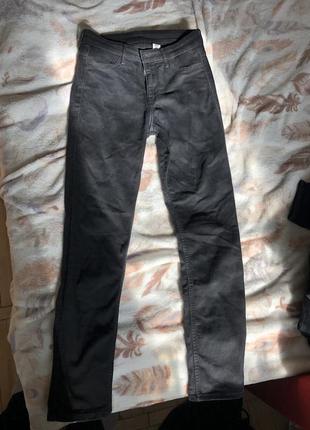H&amp;m черные джинсы s, 27 skinny ankle1 фото