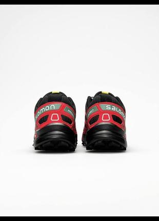 Salomon speedcross 3 black red2 фото