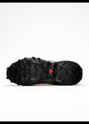 Salomon speedcross 3 black red4 фото