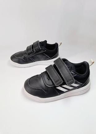 Детские кроссовки на липучке адидас adidas tensaur на мальчика1 фото
