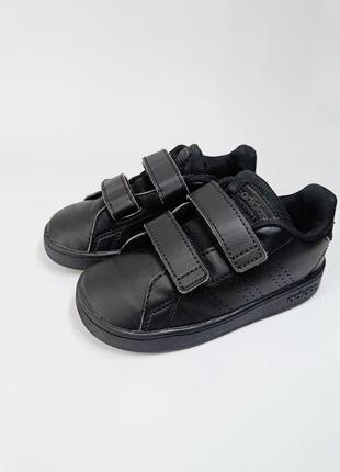 Дитячі кросівки на липучках адідас adidas advantage5 фото