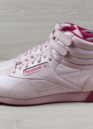 Жіночі шкіряні високі кросівки reebok classic оригінал, розмір 398 фото