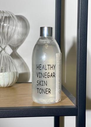 Realskin тонер для обличчя яблоко healthy vinegar skin toner (apple) 300 ml