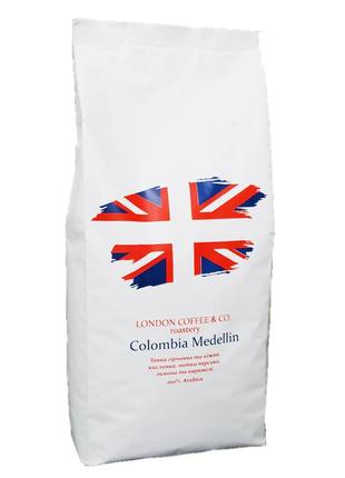 Кава мелена london colombia supremo medellin 100% арабіка 1 кг