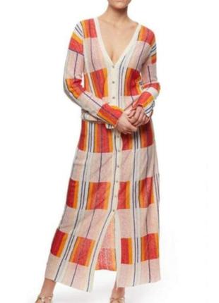 Итальянское роскошное длинное трендовое платье stefanel