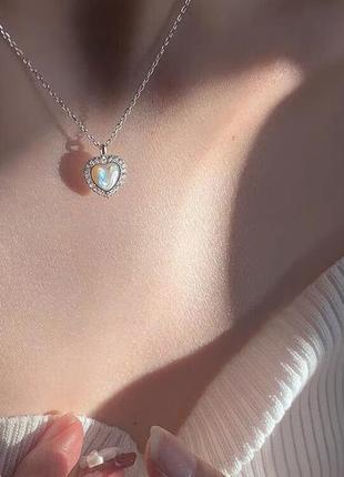 Ожерелье с сердцем love4 фото