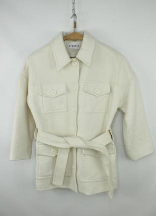 Шикарна куртка жакет claudie pierlot gerome belted cotton-blend twill jacket2 фото