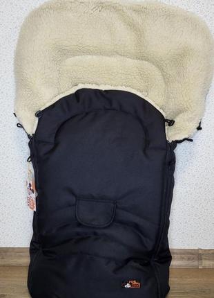 Натуральна овчина зимовий конверт футмуф чохол у коляску, санки for kids maxi розмір до 4 років