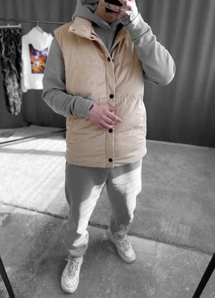 Жилетка базова бежева2 фото