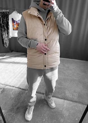 Жилетка базова бежева