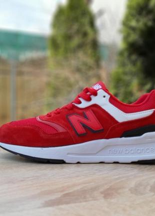 Кроссовки мужские new balance 997, красные (нью баланс, беланс, кросівки)