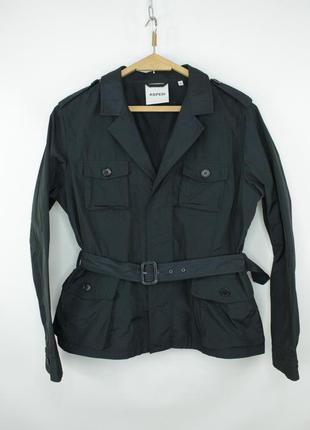 Легка люкс куртка aspesi belted safari navy jacket women's