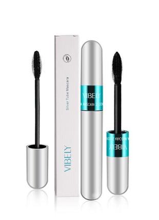 Тушь для ресниц vibely #976 fibre infused waterproof mascara 2 in 1 brushes1 фото