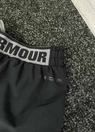 Широкі спортивні штани under armor чорні нейлонові9 фото