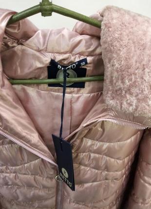 Удлиненная женская куртка 18-802 фото