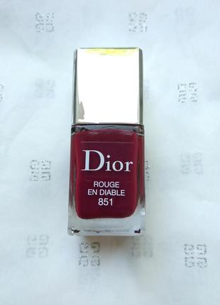 Лак для ногтей dior rouge en diable 8512 фото