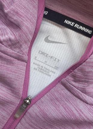 Nike dri-fit кофта под горло с прорезями для пальцев для бега, тренировок, занятий спортом s размер. о8 фото