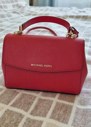 Сумка michael kors червона