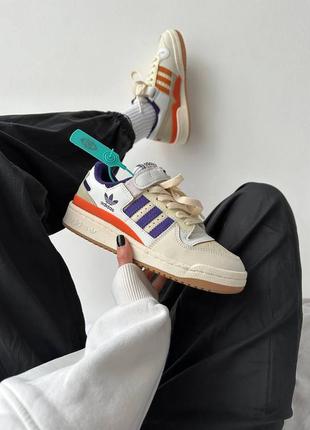 Кроссовки adidas forum ↑84 purple / orange2 фото