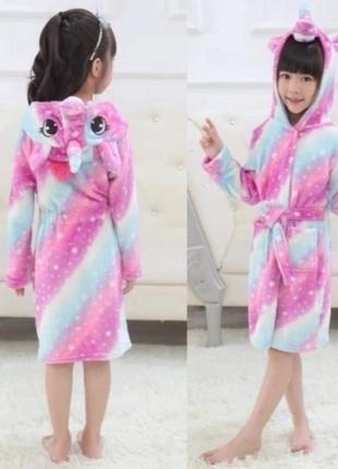 Тёплый халат для девочки