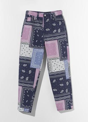 Джинси mom bershka
