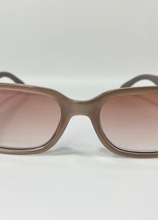 Женские корректирующие прямоугольные тонированные очки, беж3 фото