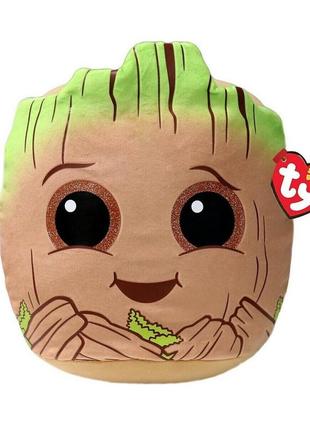 Дитяча іграшка м'яконабивна ty squish-a-boos 39251 "groot" 20 см, 39251