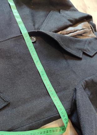 Новое черное мужское пальто allan clark4 фото