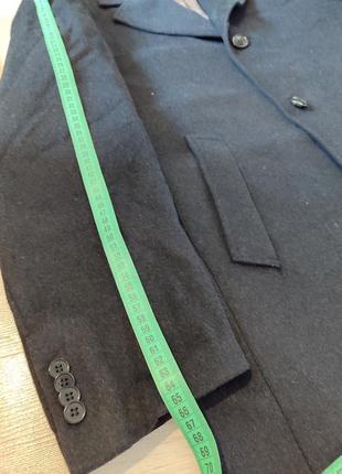 Новое черное мужское пальто allan clark5 фото