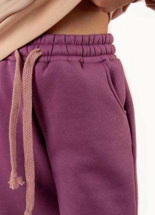 6кольорів🌈теплі зимові спортивні штани на флісі, якісні підліткові теплі штани для дівчинки, тёплые зимние спортивные штаны на флисе для девочки3 фото