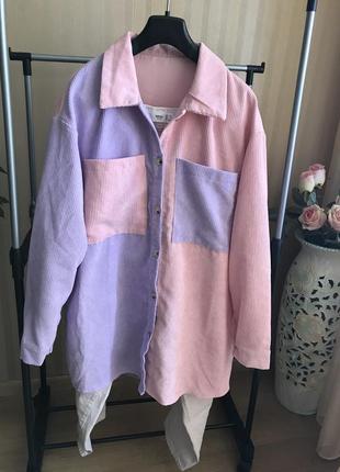 Сорочка двокольорова shein