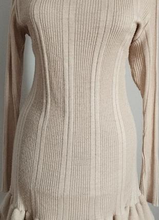 Платье теплое вязаное2 фото