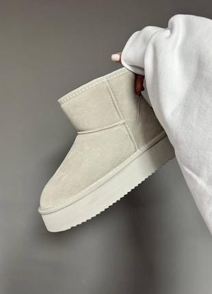 Женские угги ugg mini milk suede2 фото