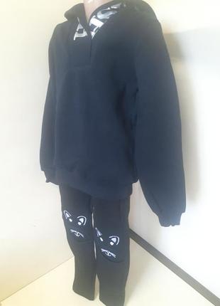 Зимовий теплий спортивний костюм на флісі для дівчинки р.134 1402 фото