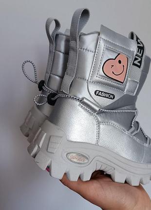 Зимние ботинки для девушек дутики для девушек термо обуви3 фото