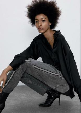 Джинсы серые женские zara2 фото
