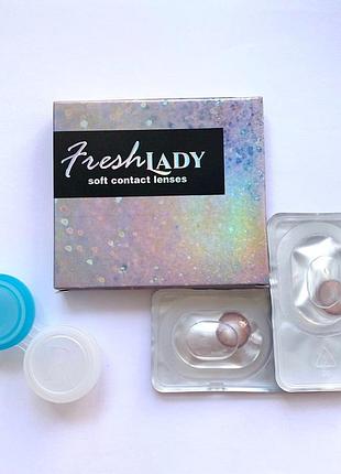 Цветные линзы без диоптрий fresh lady 2