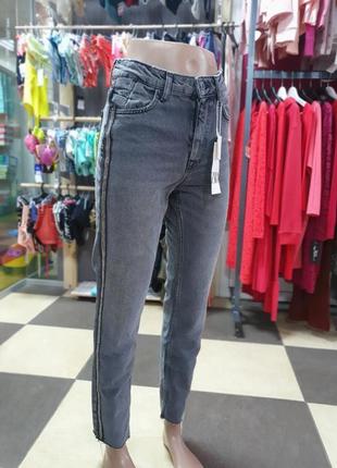 Джинсы серые женские zara3 фото