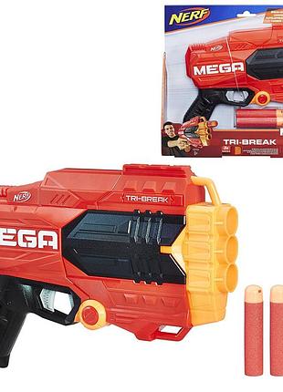 Іграшкова зброя hasbro nerf бластер мега три-брейк (e0103)1 фото