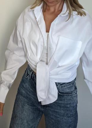 Нова. біла сорочка оверсайз. сорочка жіноча. рубашка. блузка