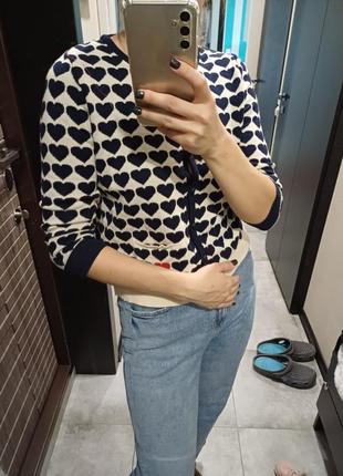 Кофта в серденьках