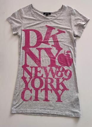 Dkny футболка принт /8485/